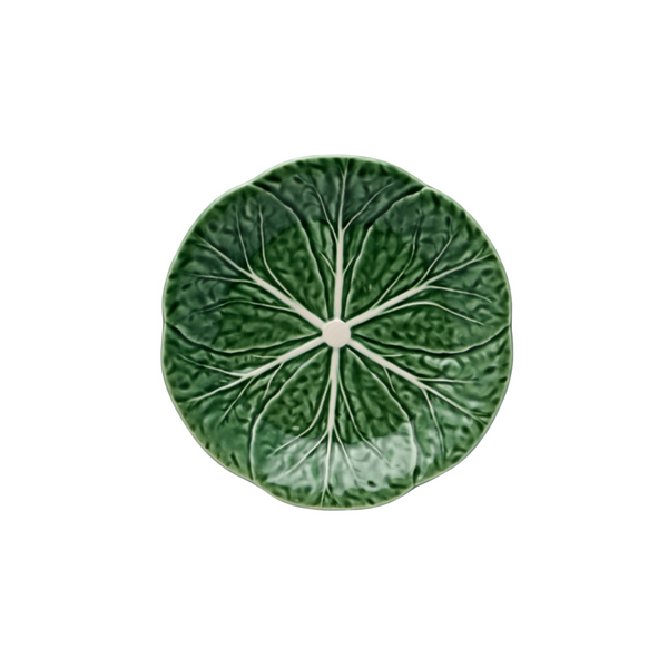 Bordallo Pinheiro - Cabbage Dessert Plate Green