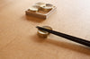 Brass Chopstick Rest Set of 4 - Four Moon Shape