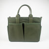 Threadline Seven-pocket Tool Tote With Shoulder Strap - Green