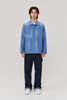 Le Mont St Michel - Vintage Washed Work Jacket - Blue