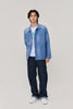 Le Mont St Michel - Vintage Washed Work Jacket - Blue