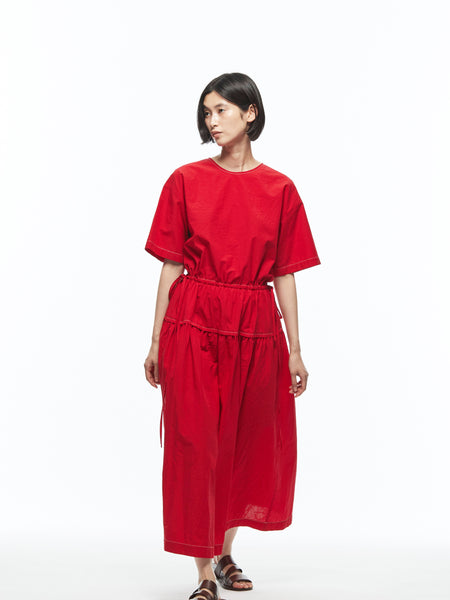 Zara red dress 2019 hotsell