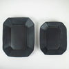 Black Octagon Matte Plate - Japan