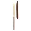 Brass Paper Knife with Rose Wood Handle And Leather Case