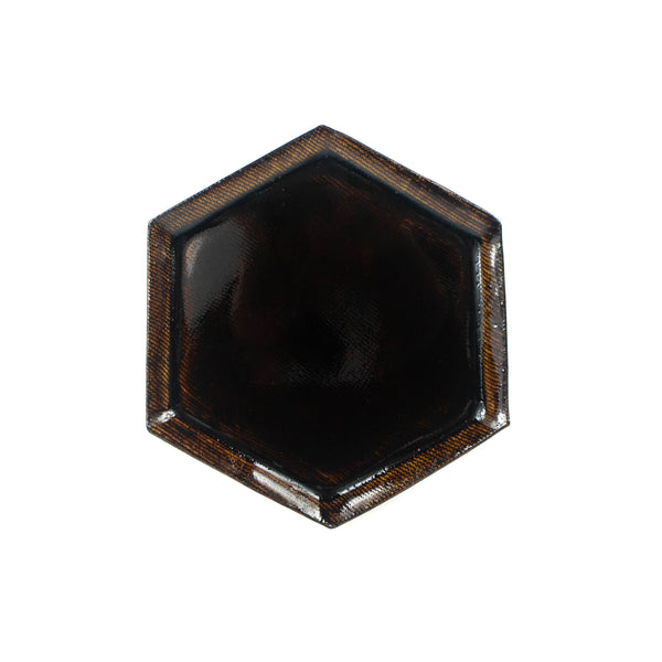 Honeycomb Plate - Dark Brown - November 19 Shop