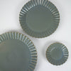 Marumitsu - Barbarie Round Plate - Gray