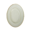 Off White Oval Matte Plate - Japan