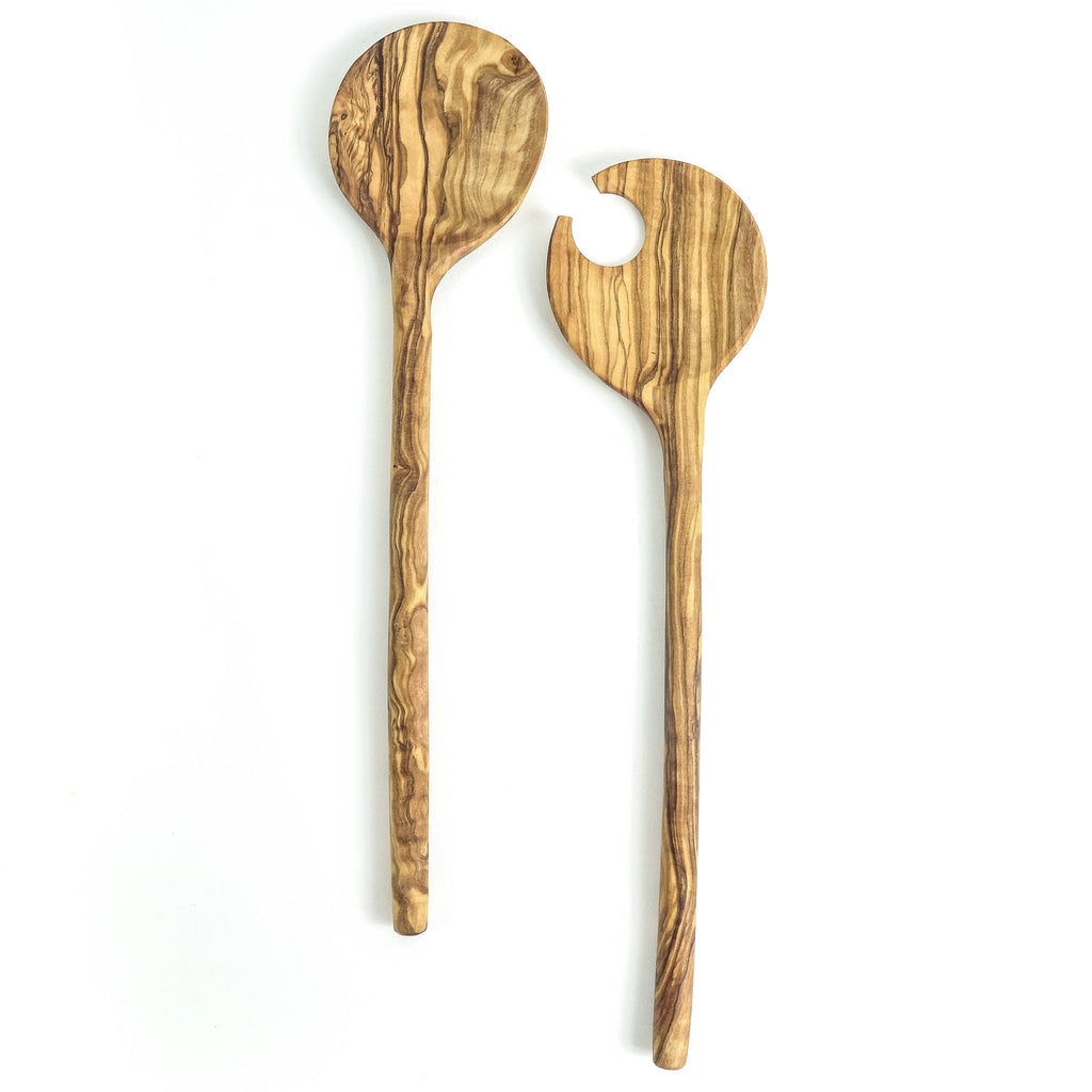 Olive Wood Round Server Set - November 19 Market