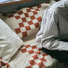 BasShu Patchwork Quilt Blanket - Red
