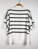 Nicholson & Nicholson - Island Stripe Top - Off Navy
