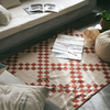 BasShu Patchwork Quilt Blanket - Red