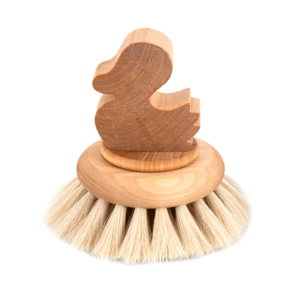 Iris Hantverk - Bath Brush With Duck Knob