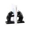 Cast Iron Bear Bookends - Set of Two - Black