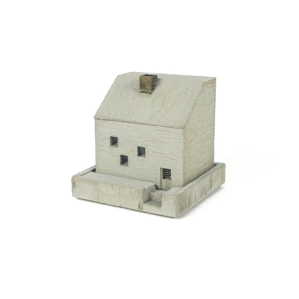 Concrete Cottage Incense Pot