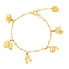 Alex Monroe - Fruit Medley Charm Bracelet