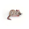 Beaded Brooch Pin - House Mouse