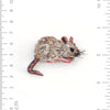 Beaded Brooch Pin - House Mouse