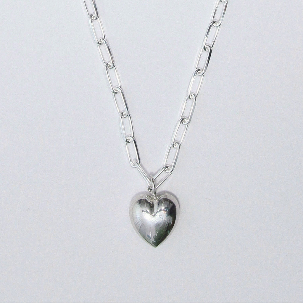Prawn -  Heart Necklace
