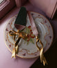 Brass Ribbon Cake Set
