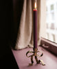 Brass Ribbon Bow Candle Holder