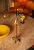 Brass Ribbon Bow Candle Holder