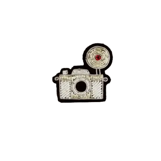 Macon et Lesquoy - Silver Camera - Brooch
