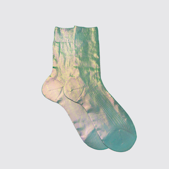 Maria La Rosa - Ribbed Laminated Socks