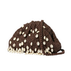 Maria La Rosa - Clutch Bag Brown with Shells - November 19 Shop