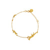 Alex Monroe - Fox, Rabbit & Mouse Chase Bracelet