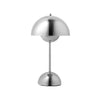 Verner Panton - Portable Flowerpot Table Lamp VP9 - Chrome Plated