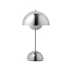 Verner Panton - Portable Flowerpot Table Lamp VP9 - Chrome Plated