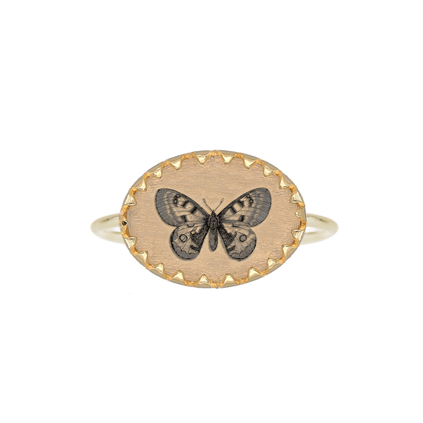 Anzu - Victoria Ring - Gold Vermeil - Butterfly