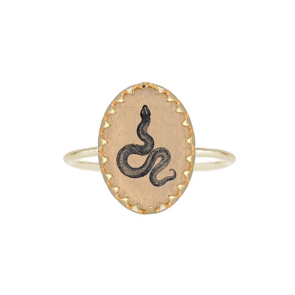 Anzu - Victoria Ring - Gold Vermeil - Snake
