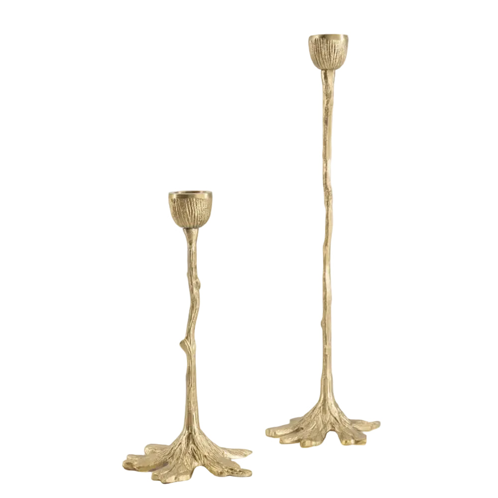 Brass Tree Candle Holder