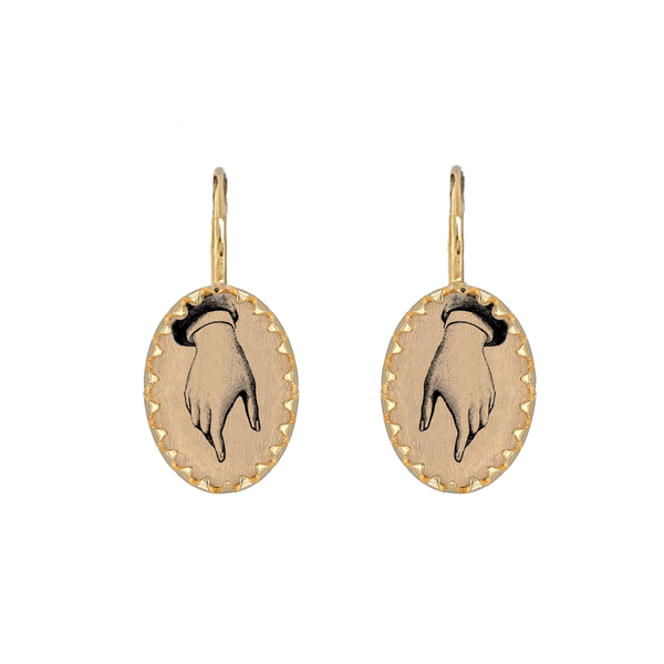 Anzu - Victoria Earrings - Gold Vermeil - Hand