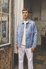 Le Mont St Michel - Vintage Washed Work Jacket - Blue