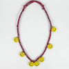 Bandana Smiley Necklace - Red