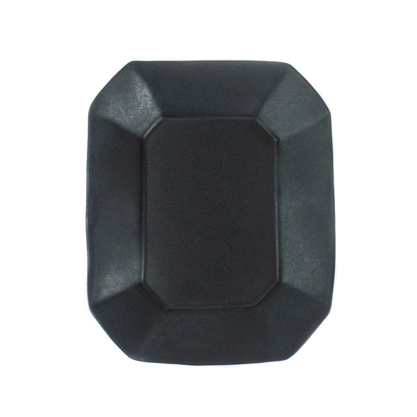 Black Octagon Matte Plate - Japan