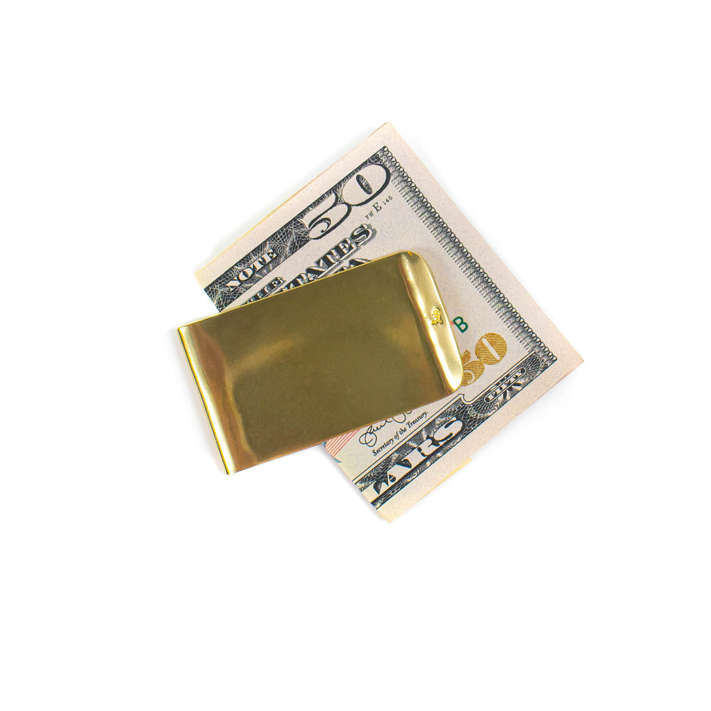 Brass Classic Money Clip