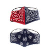 *PRE SALE* (estimated arrival May 20th) Cotton Face Mask with Adjustable Strap - Bandana Print - November 19 Market