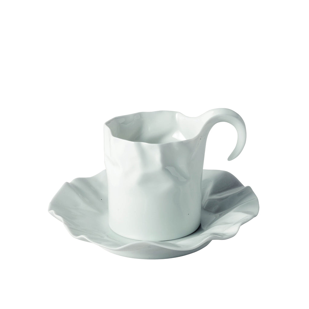 Crinkle Cup And Saucer