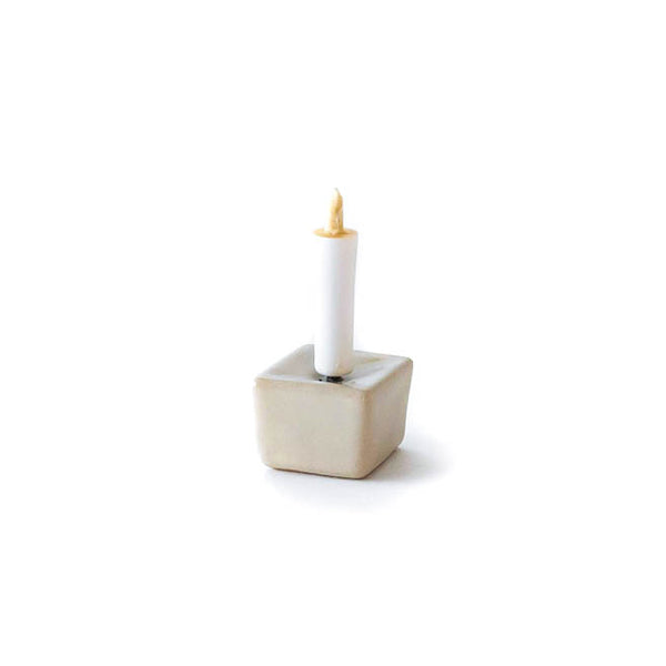 Daiyo Cube Candle Stand - Beige - November 19 Market