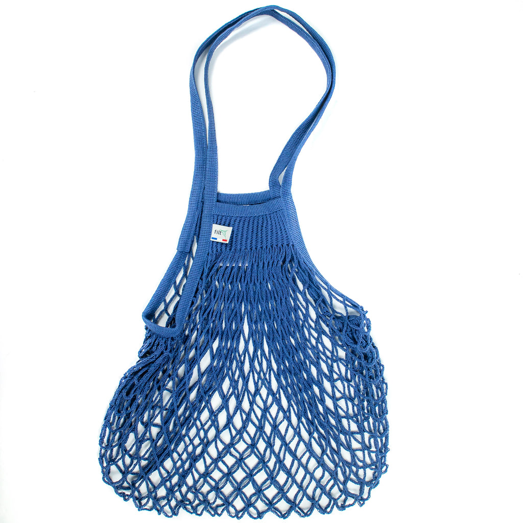 Filt - Vintage Blue Net Cotton Shopper - Medium