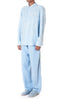Eleven Eleven - Handspun Cotton Bandhani Shirt Dyed in Natural Indigo - Light Blue