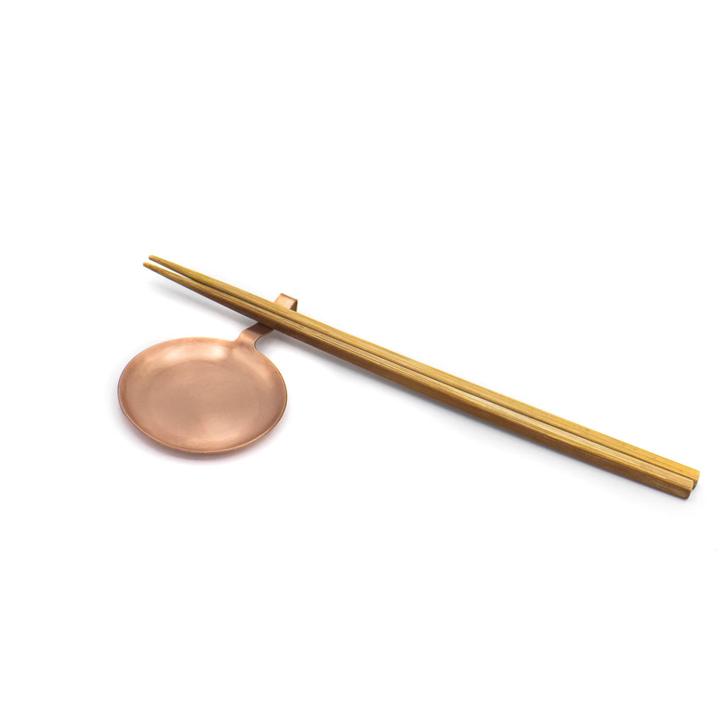 Ichishina Copper Chopstick Rest + Plate - November 19 Market