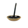 Incausa - Stoneware Incense Dish - Black Glaze