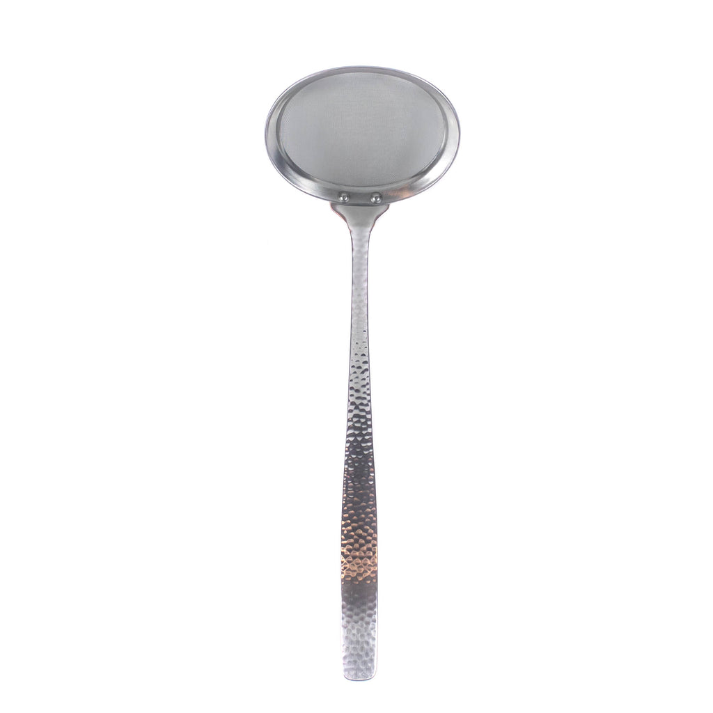 Japanese Hammered Stainless Steel Mesh Ladle