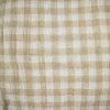 Linen Scarf - Natural Check