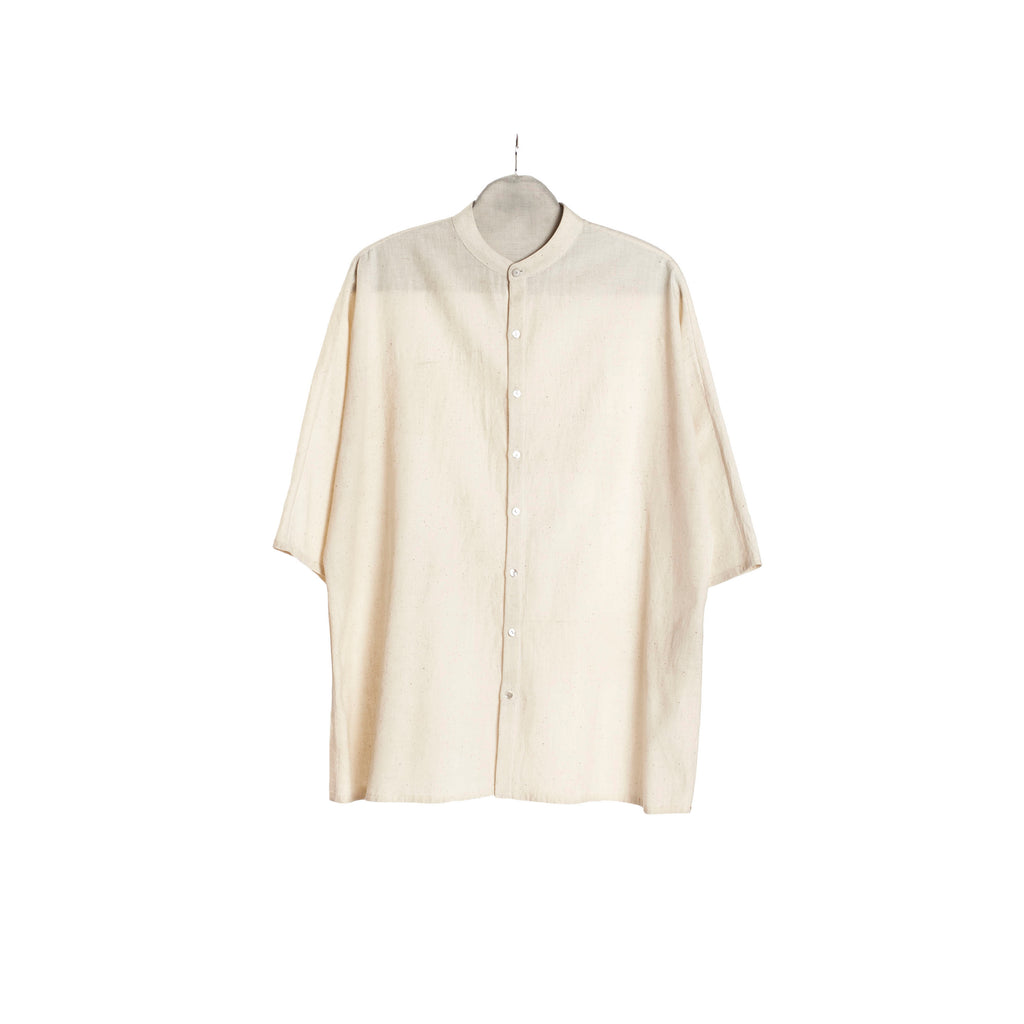 Eleven Eleven - Macca Stripe Shirt - Off White