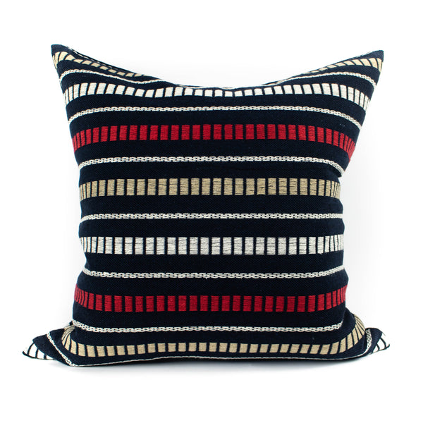 Mr. Chung - Maya Stripe Pillow - Blue - November 19 Market